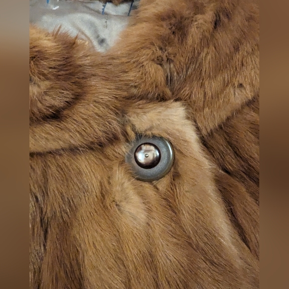 Vintage fur coat sz M/L - Picture 2 of 4